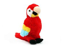 13743 Игрушка мягконабивная Попугай Ара красный 23 см