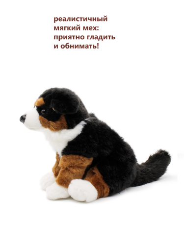 32314A Игрушка мягконабивная Собаки сидящие 30 см (ретривер, берн, овчарка) фото 9