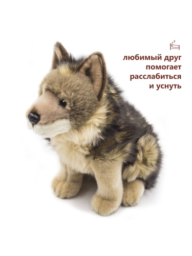 0241 Игрушка мягконабивная Койот (Волк) 30 см фото 6