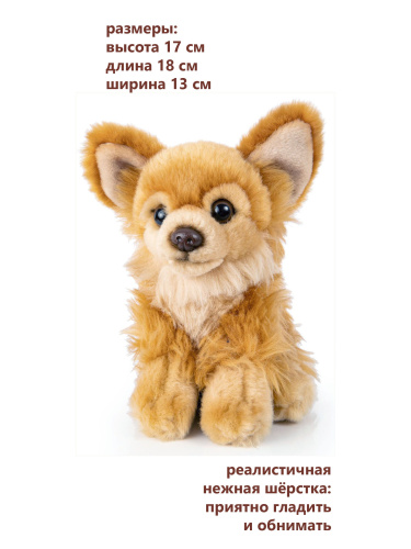 22292А Игрушка мягконабивная Чихуахуа 17см фото 4