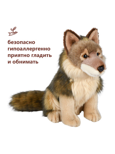 0241 Игрушка мягконабивная Койот (Волк) 30 см фото 5